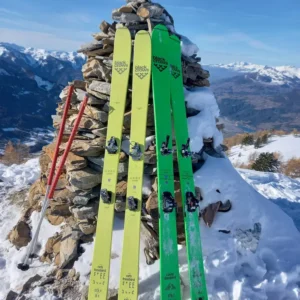 Ski de randonnée dans les Hautes-Alpes .
