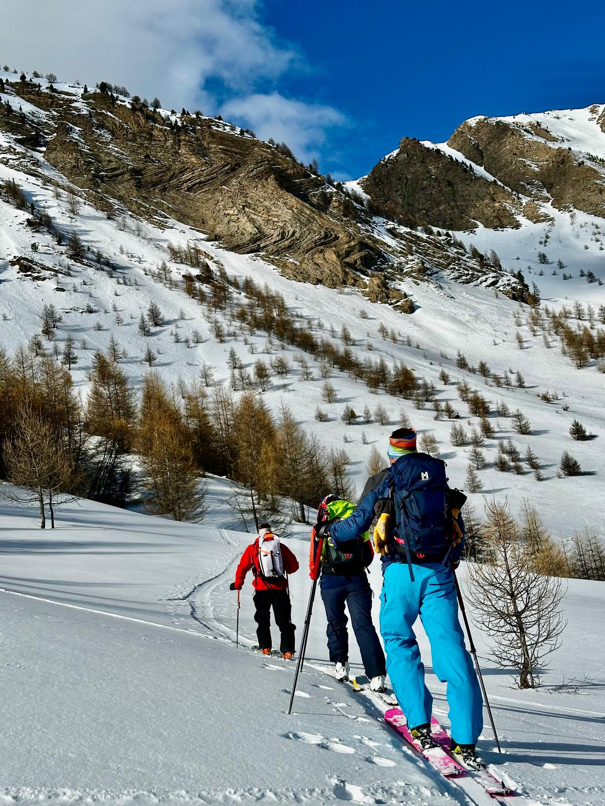 Raid à ski de arandonnée