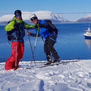 Ski de randonnée en Norvège.