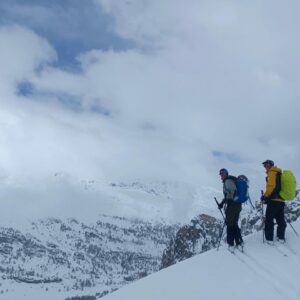 Raid à ski en Clarée.