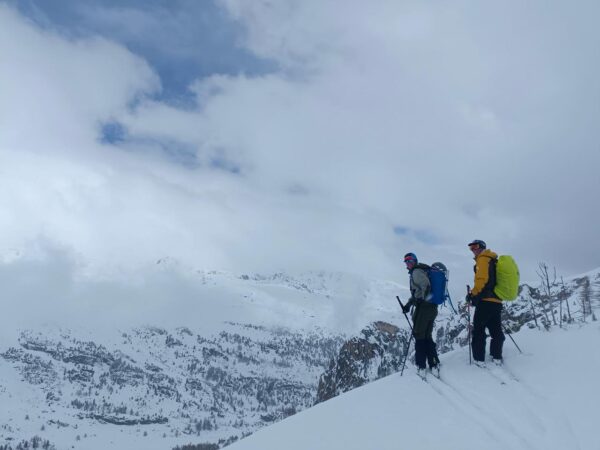 Raid à ski en Clarée.