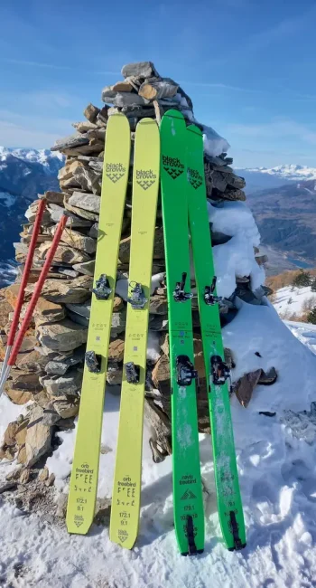 Ski de randonnée dans les Hautes-Alpes .