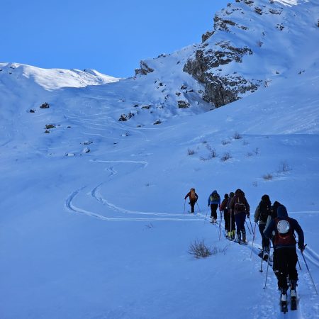 Séjours en gîte et raid à ski en Queyras Clarée Ubaye Hautes-Alpes.