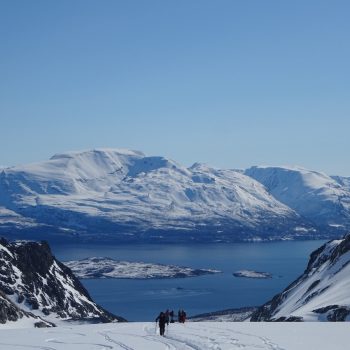 Ski de randonnée en Norvège.