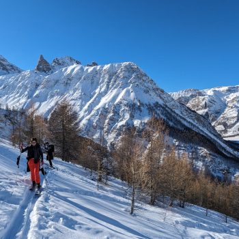 Raid à ski en Ubaye Alpes du Sud.