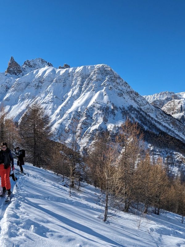Raid à ski en Ubaye Alpes du Sud.