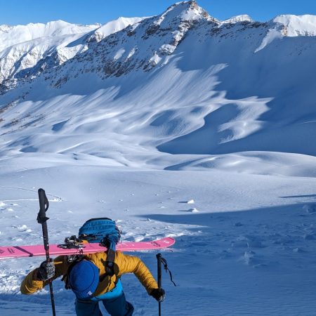 Ski de randonnée et freerando Dans les Hautes-Alpes à Crévoux.