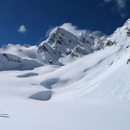 Neige poudreuse et soelil en Ubaye