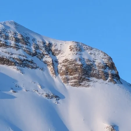 Ski de randonnée dans les Hautes-Alpes .