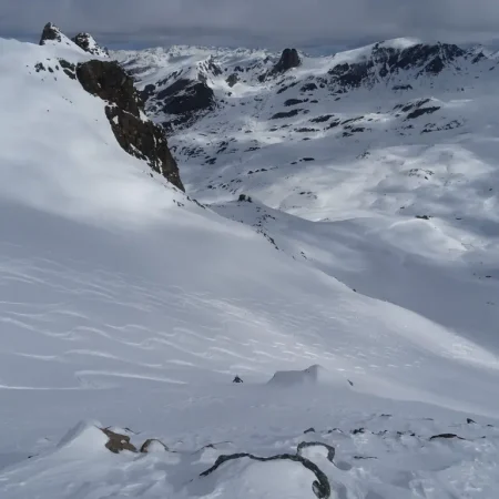 Ski de randonnée dans le Queyras.